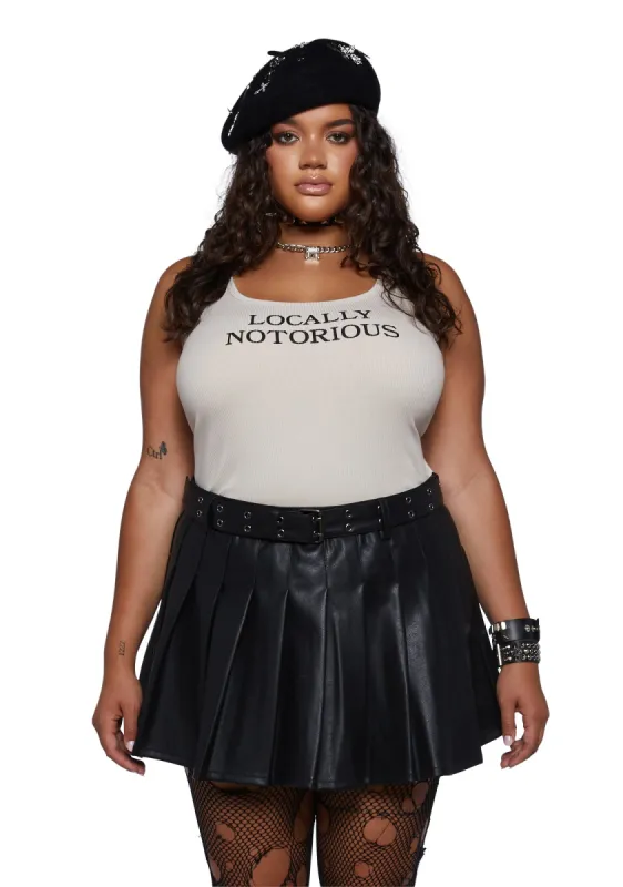 Plus On The Rise Cropped Tank sold by Dolls Kill