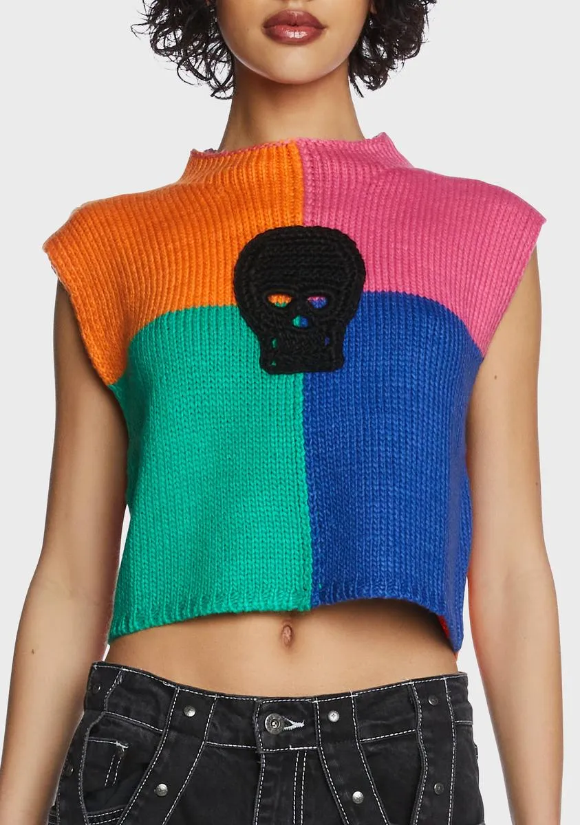 Destroy Knit Top sold by Dolls Kill product image thumbnail 2