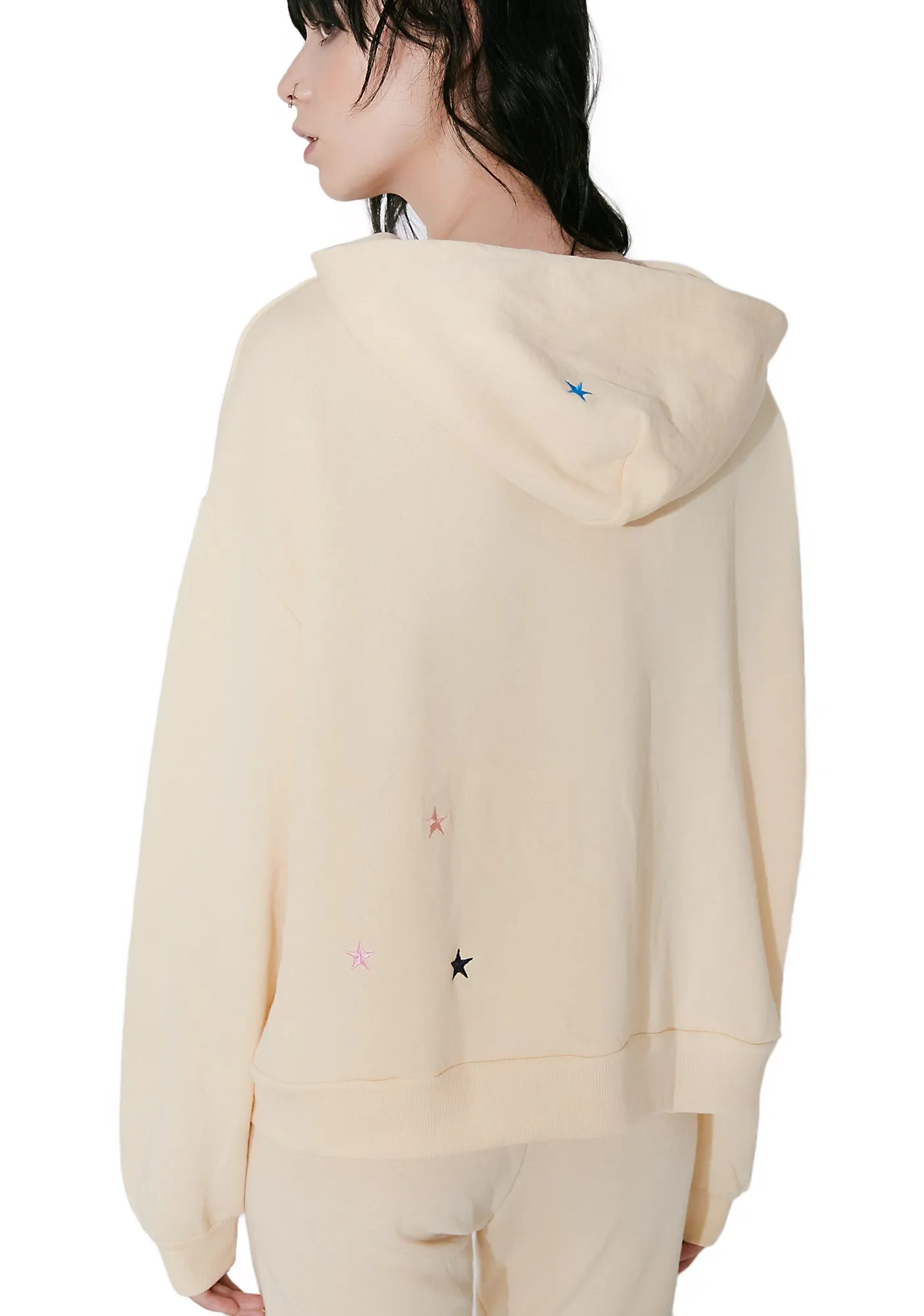 Starlet Embroidery Zip Hoodie sold by Dolls Kill product image thumbnail 4