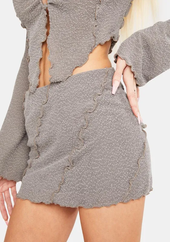 Pom Pom Mini Skirt sold by Dolls Kill