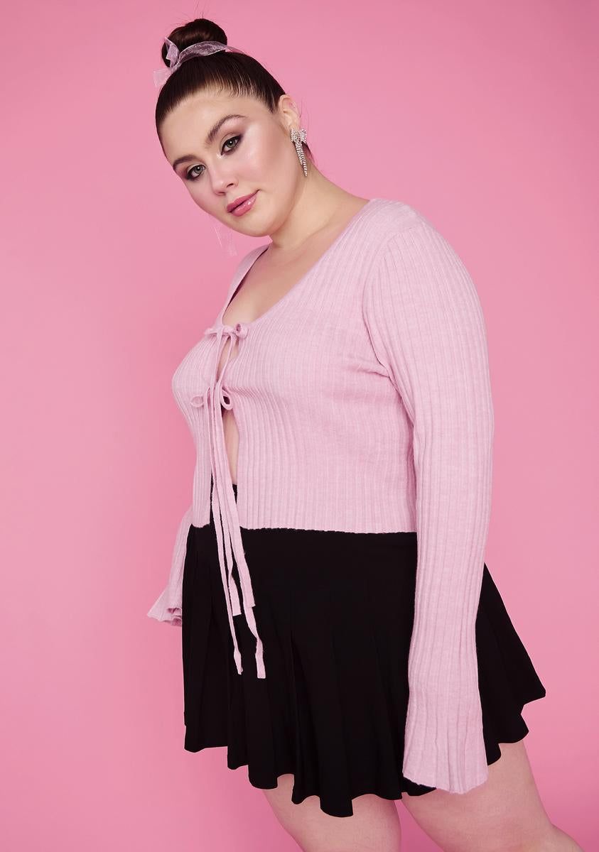 She's Heating Up Tie Front Cardigan sold by Dolls Kill product image thumbnail 2