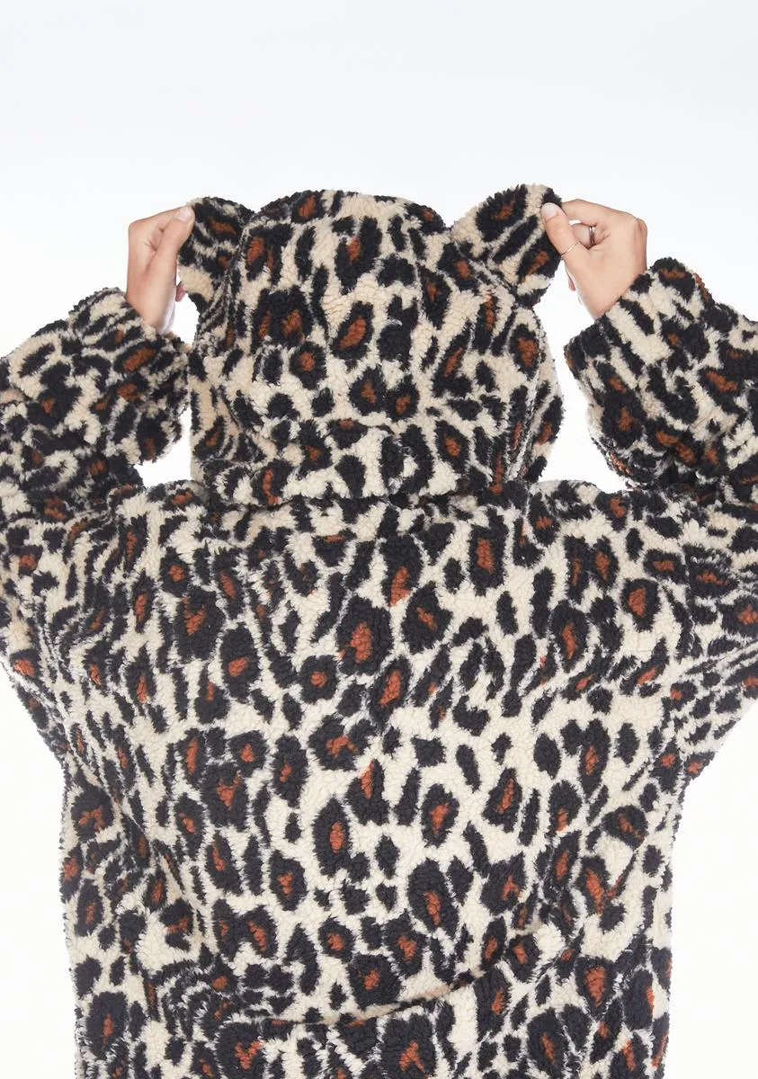 It's A Fuzzy Story Hooded Jacket sold by Dolls Kill product image thumbnail 4