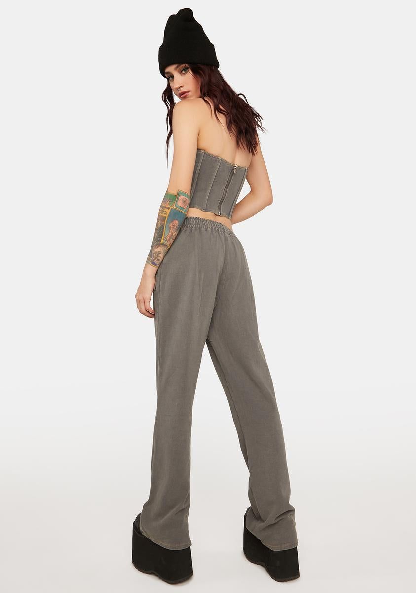 Just Relax Low-Rise Sweatpants sold by Dolls Kill product image thumbnail 4