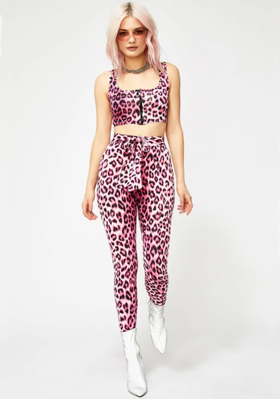 Electrik Kitty Leopard Set sold by Dolls Kill