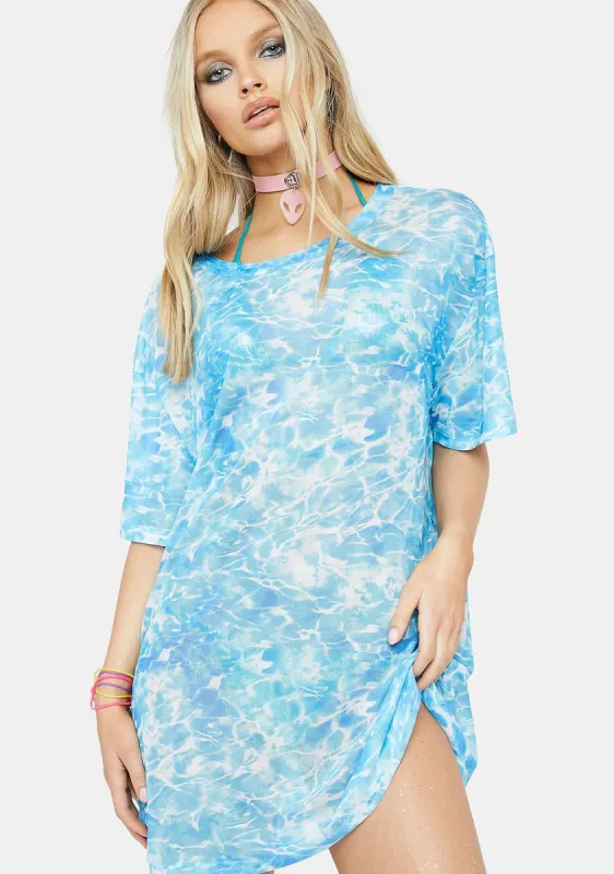 Wet Hot Summer Oversized Tee sold by Dolls Kill