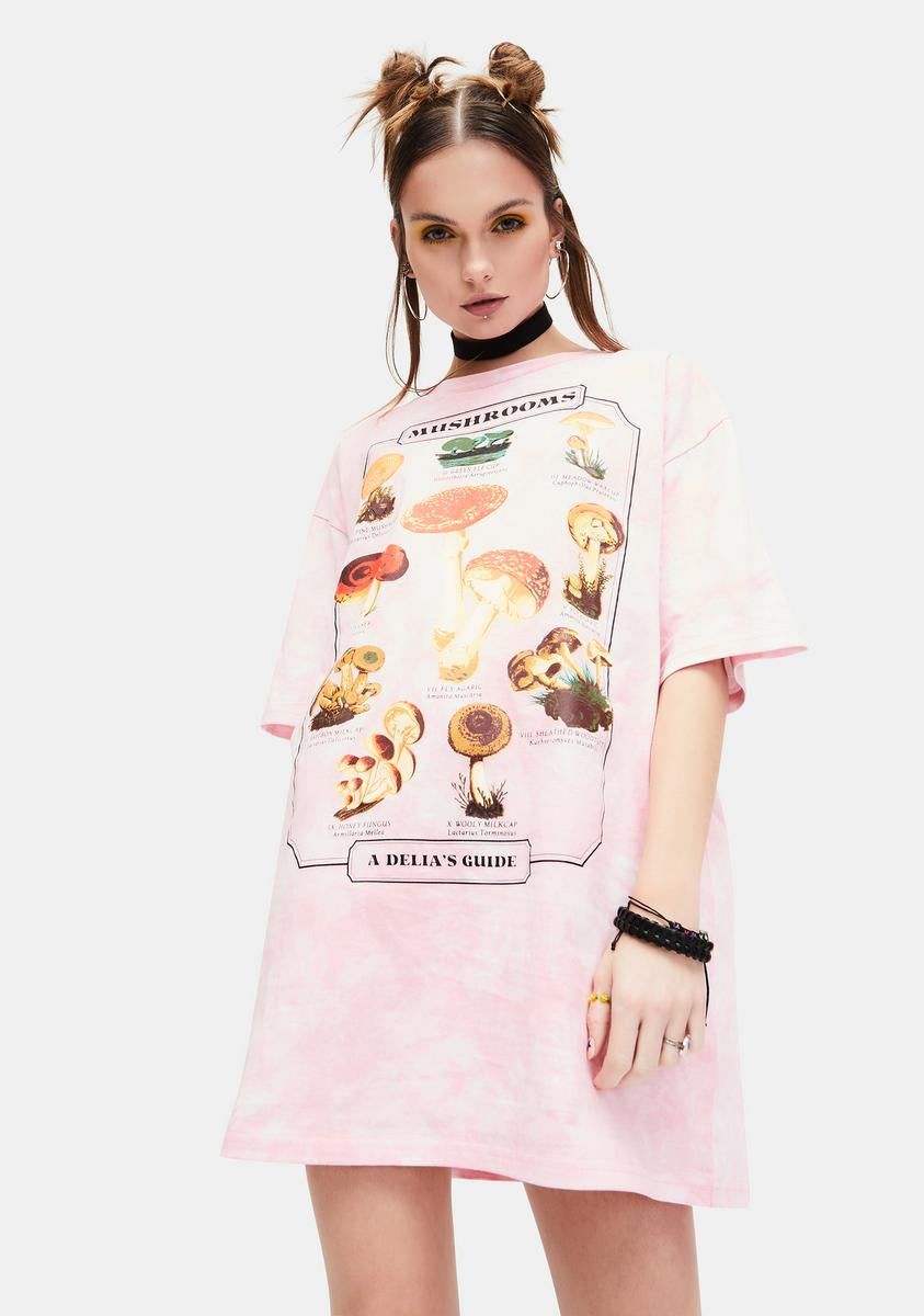 Mushroom Guide Graphic Tee sold by Dolls Kill
