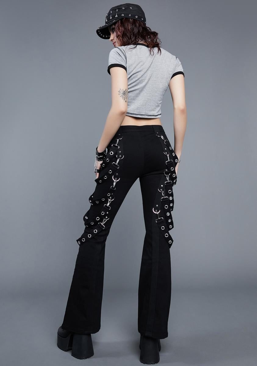Wreak Havoc Flared Pants sold by Dolls Kill product image thumbnail 4