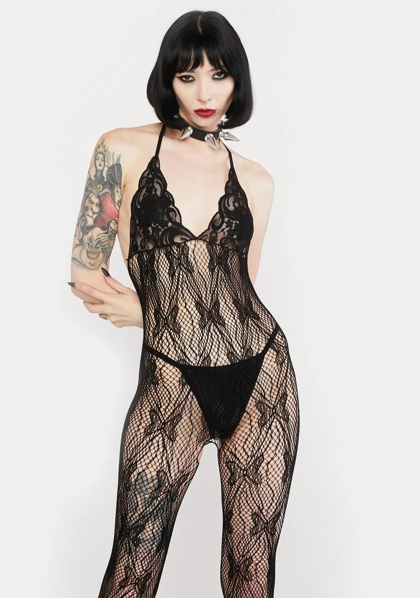 Heart Aflutter Lace Bodystocking sold by Dolls Kill product image thumbnail 2