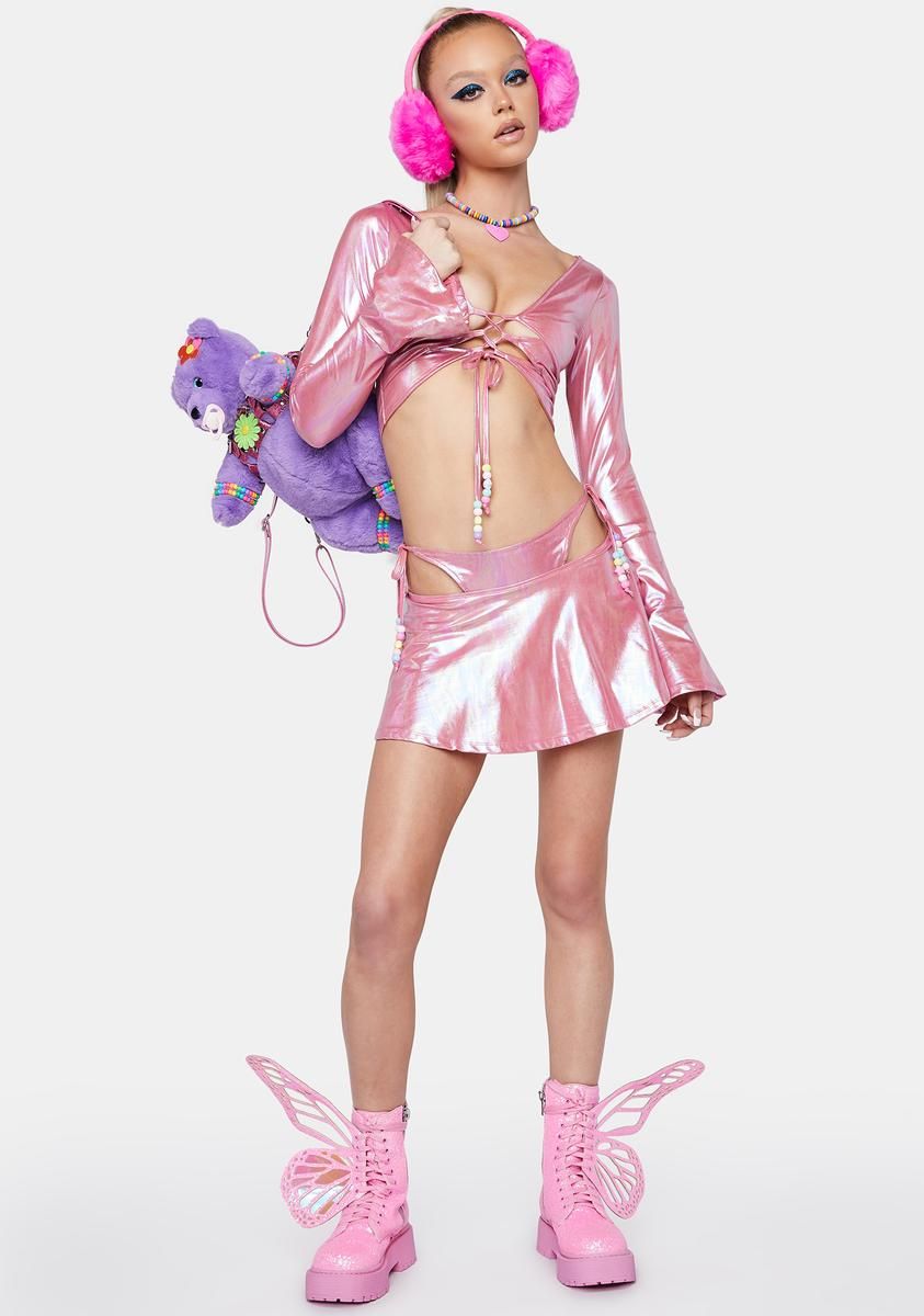 Sleep's For The Weak Crop Top sold by Dolls Kill product image thumbnail 3