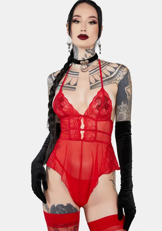 The Last Beat Sheer Teddy sold by Dolls Kill
