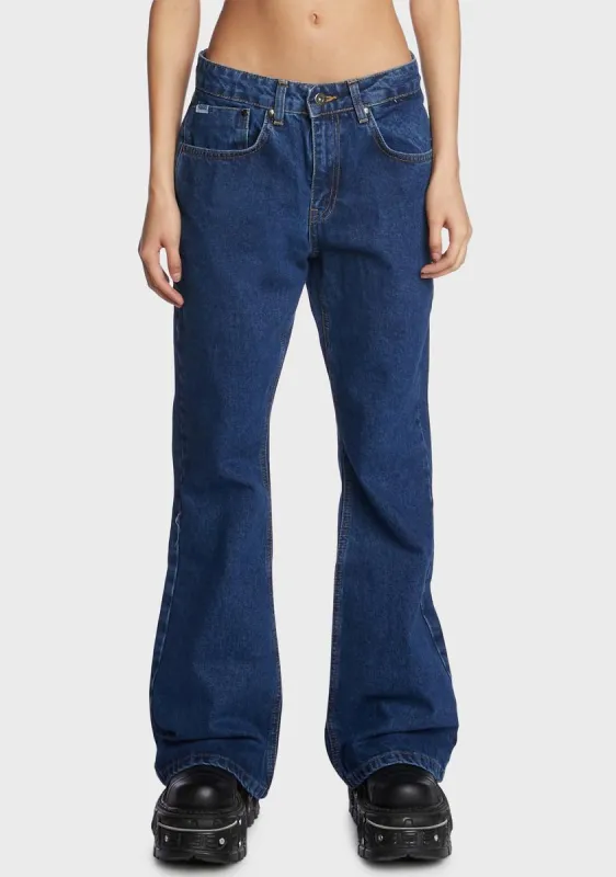 Indigo Dakota Jeans sold by Dolls Kill