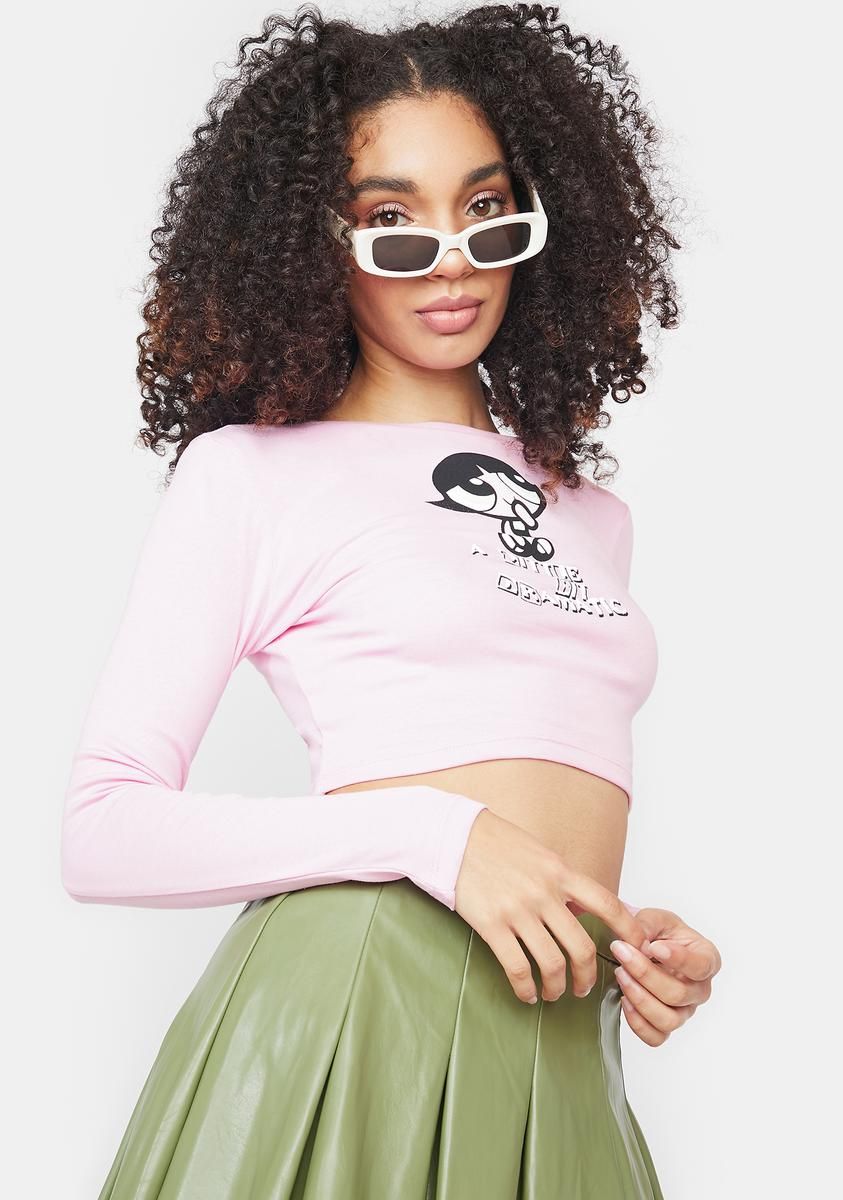 X Powerpuff Girls Buttercup Baby Tee sold by Dolls Kill product image thumbnail 2