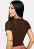 Mocha Change The Game Mesh Top sold by Dolls Kill