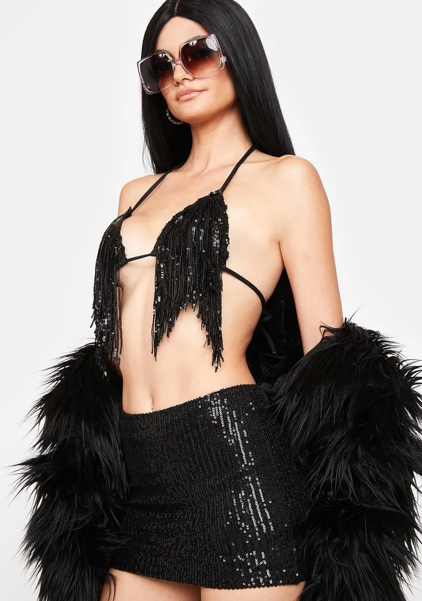 Slick Sparkle And Shine Sequin Skirt sold by Dolls Kill product image thumbnail 2