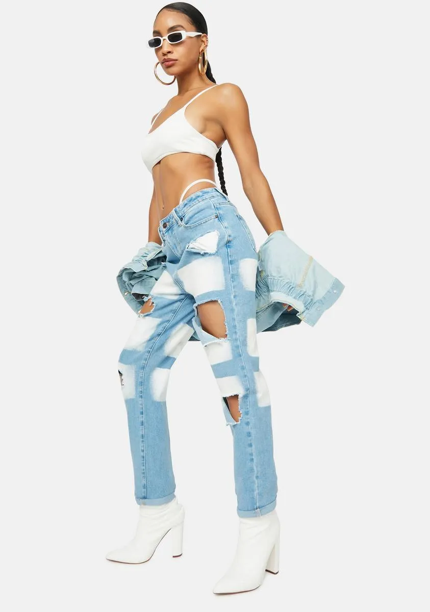 Lost Then Found Mom Jeans sold by Dolls Kill product image thumbnail 2