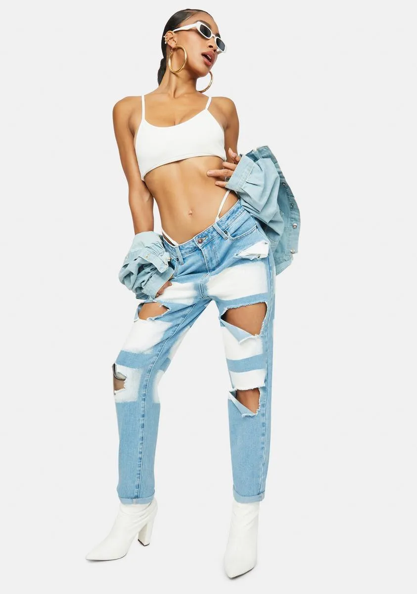Lost Then Found Mom Jeans sold by Dolls Kill product image thumbnail 3