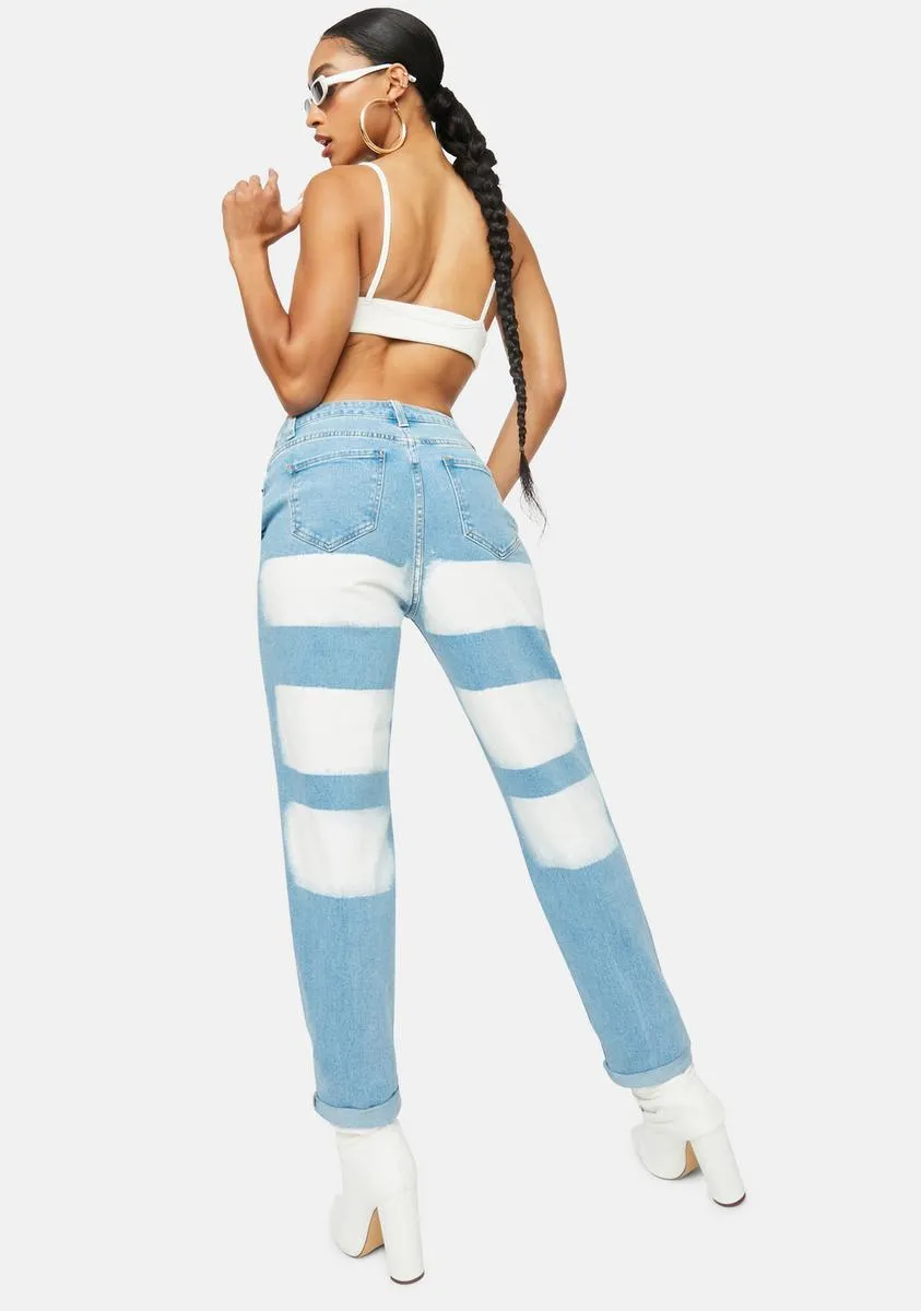 Lost Then Found Mom Jeans sold by Dolls Kill product image thumbnail 4
