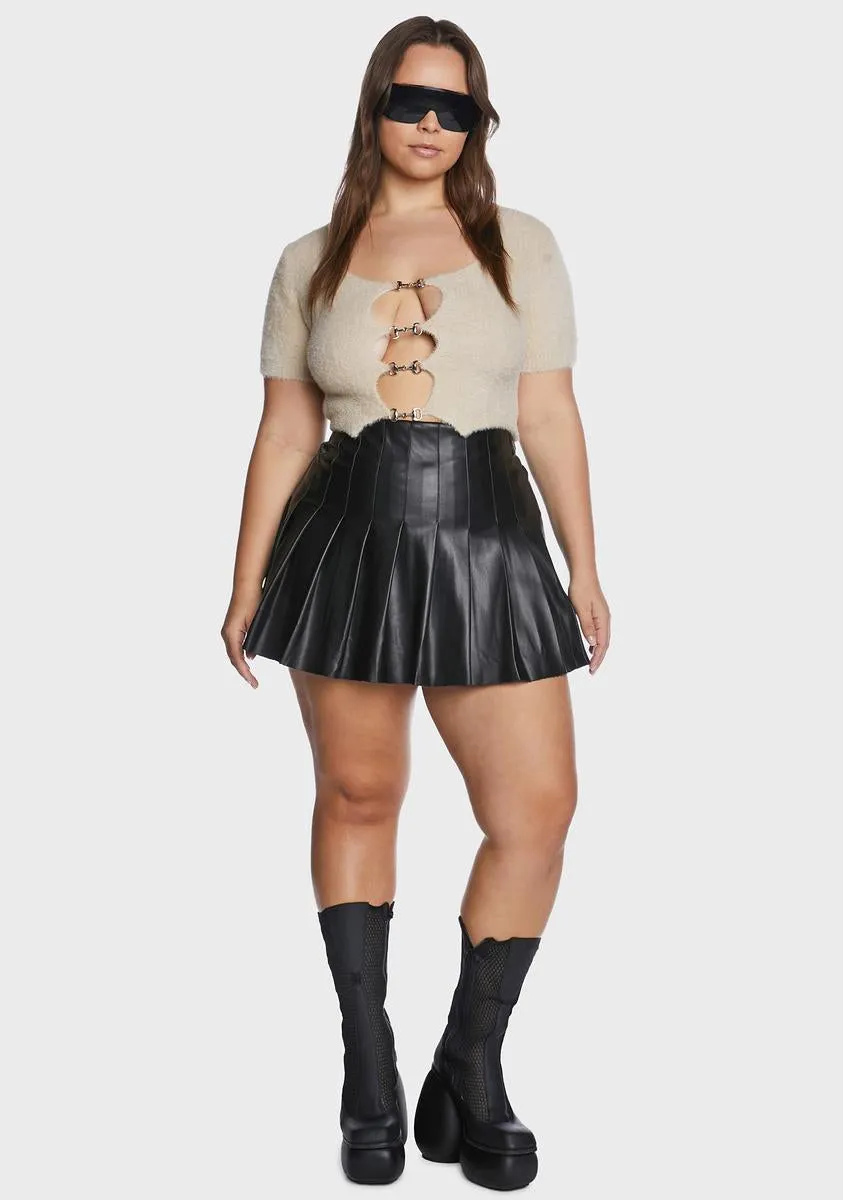 Plus Stunner Status Cropped Sweater sold by Dolls Kill product image thumbnail 3