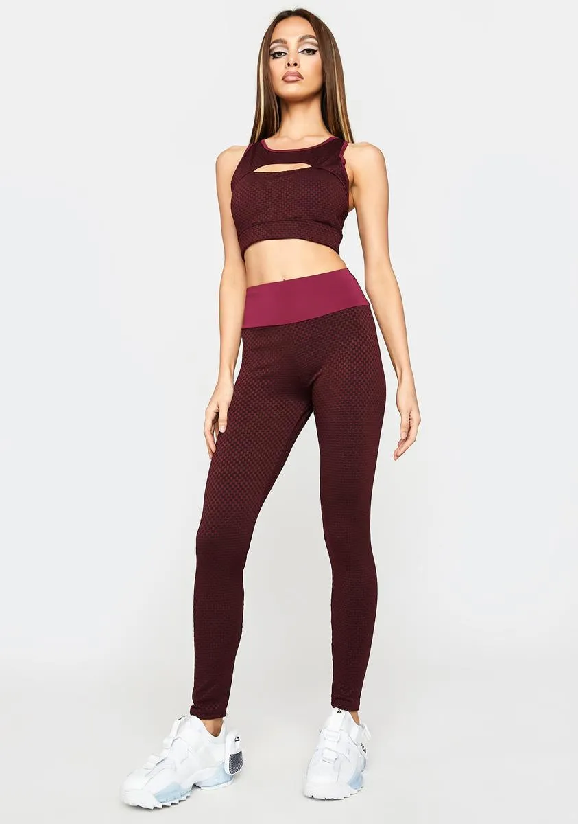 Wine Crush Of The Day Leggings sold by Dolls Kill product image thumbnail 3