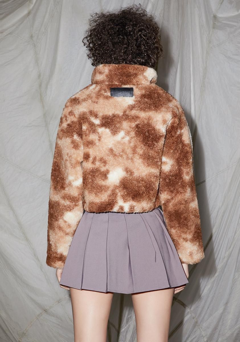 Reverb Desert Camo Sherpa Pullover sold by Dolls Kill product image thumbnail 4