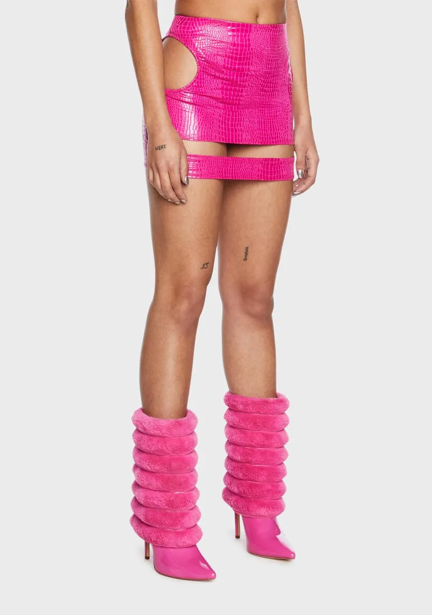 Socialite Behavior Cut-Out Mini Skirt sold by Dolls Kill product image thumbnail 3