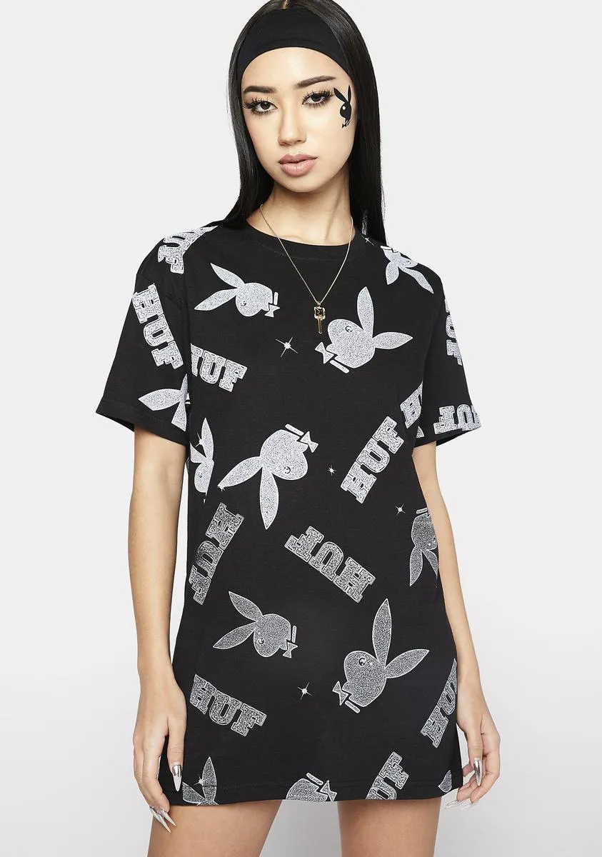 Playboy VVS Pattern Graphic Tee sold by Dolls Kill
