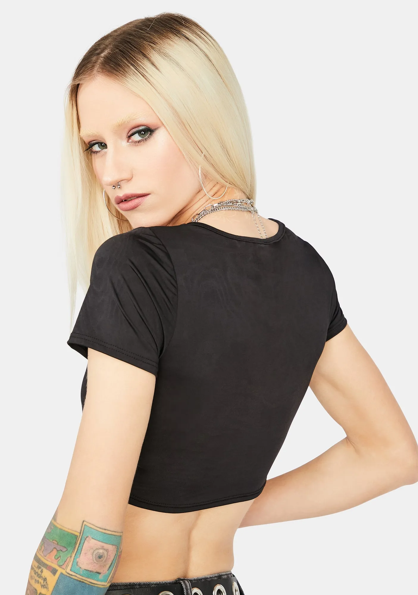 After Today D Ring Strap Crop Top sold by Dolls Kill product image thumbnail 3