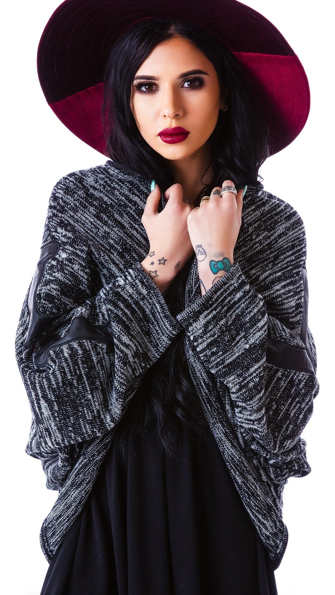 Back Boned Knitted Cape sold by Dolls Kill product image thumbnail 5