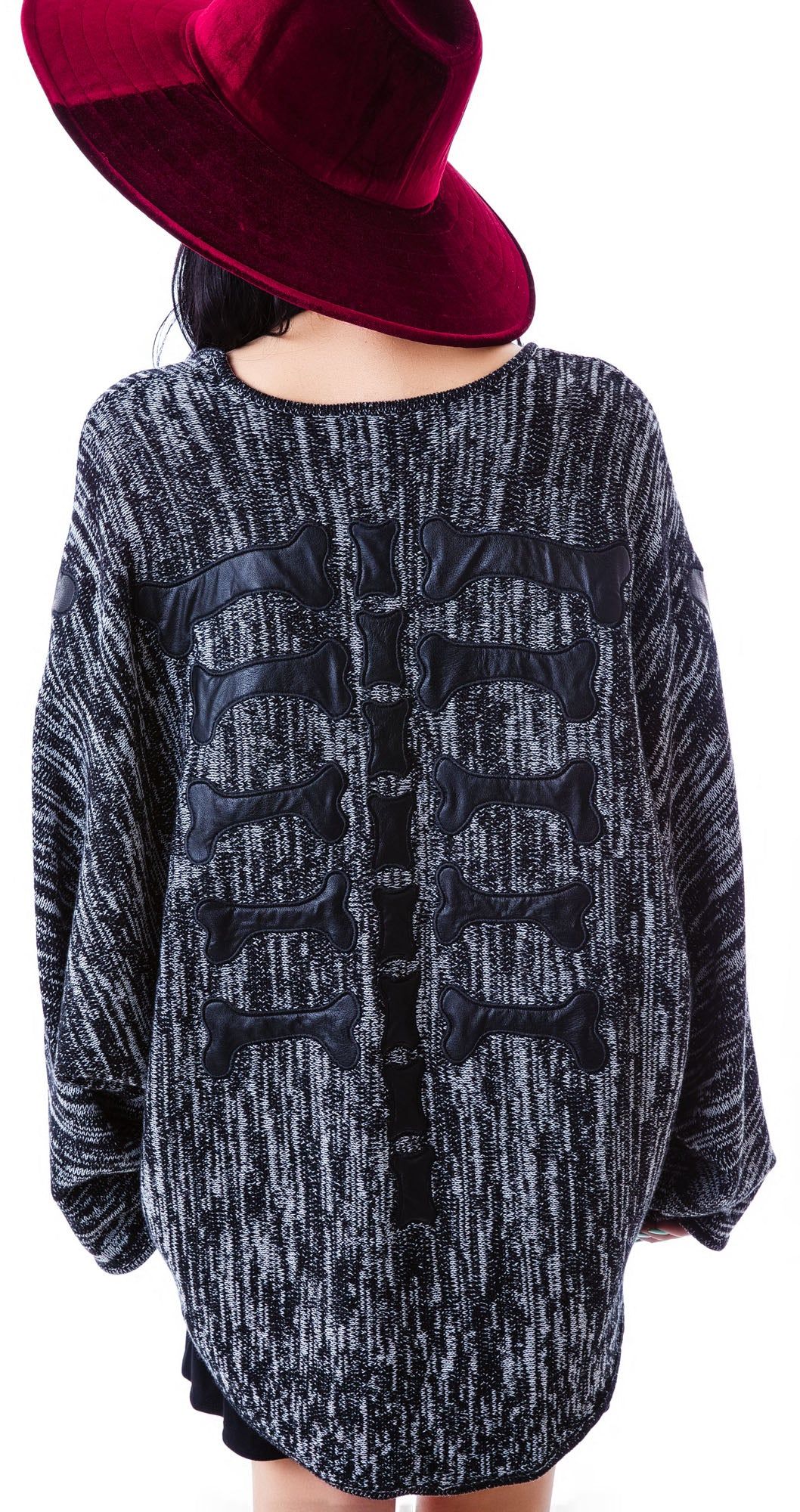 Back Boned Knitted Cape sold by Dolls Kill product image thumbnail 2