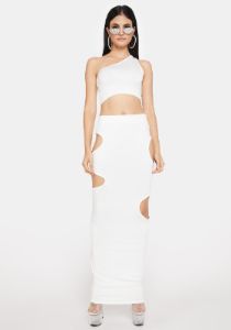 Nothing To Hide Maxi Skirt Set sold by Dolls Kill