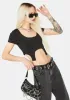 After Today D Ring Strap Crop Top sold by Dolls Kill