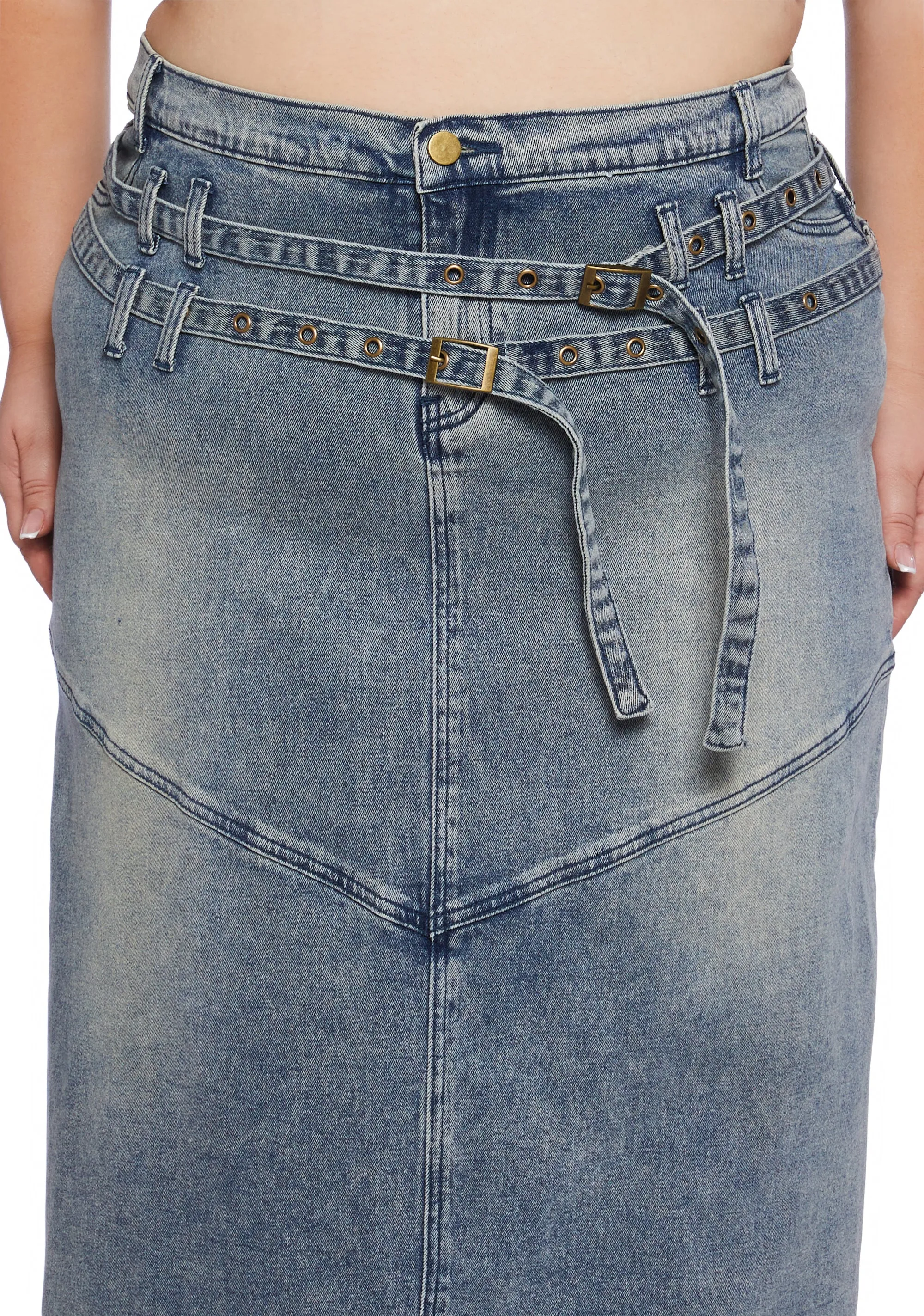 Plus Worry Less Maxi Skirt sold by Dolls Kill product image thumbnail 5