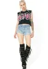 Shoot To Thrill Cropped Tee sold by Dolls Kill