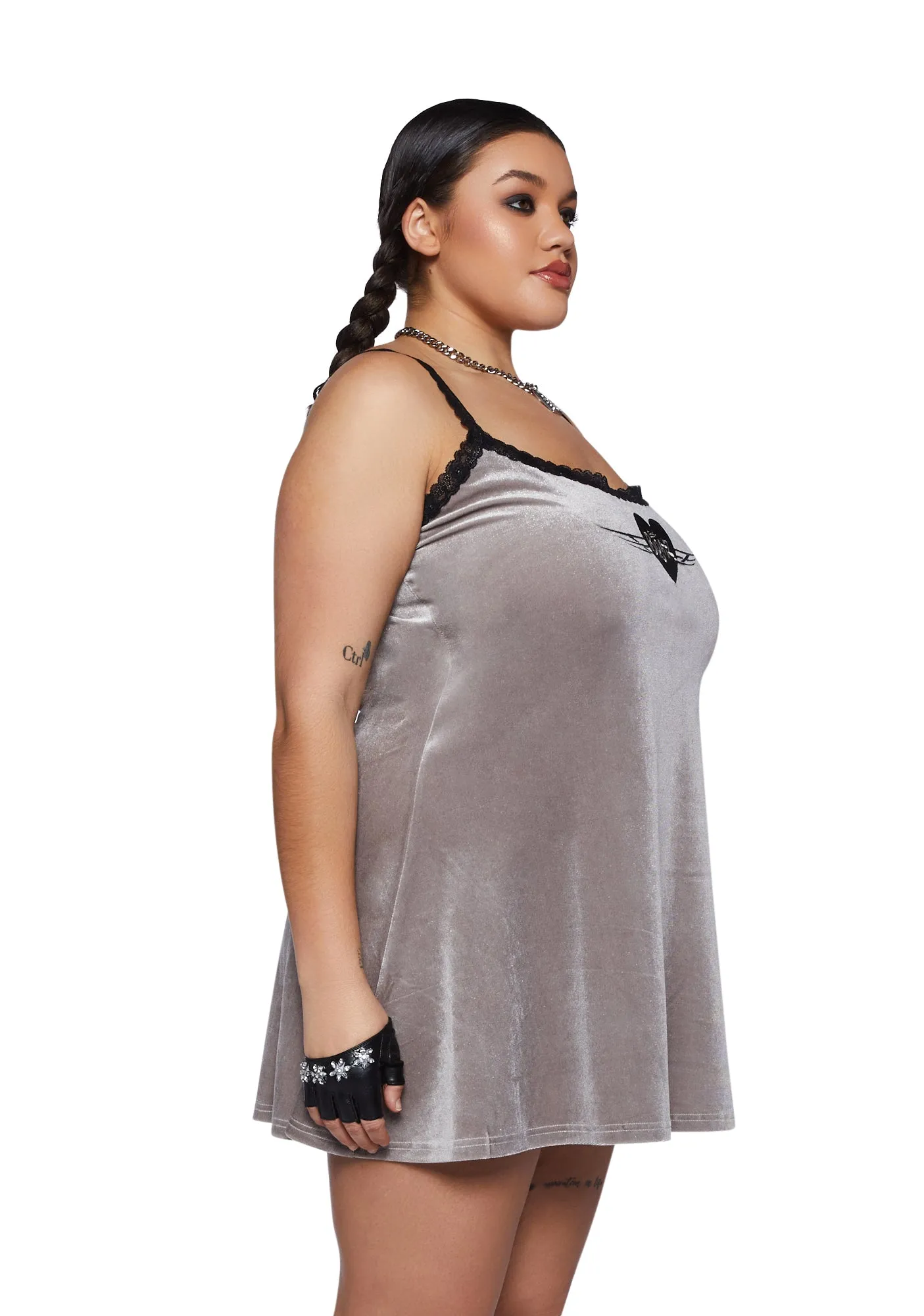 Plus You Wish Mini Dress sold by Dolls Kill product image thumbnail 3