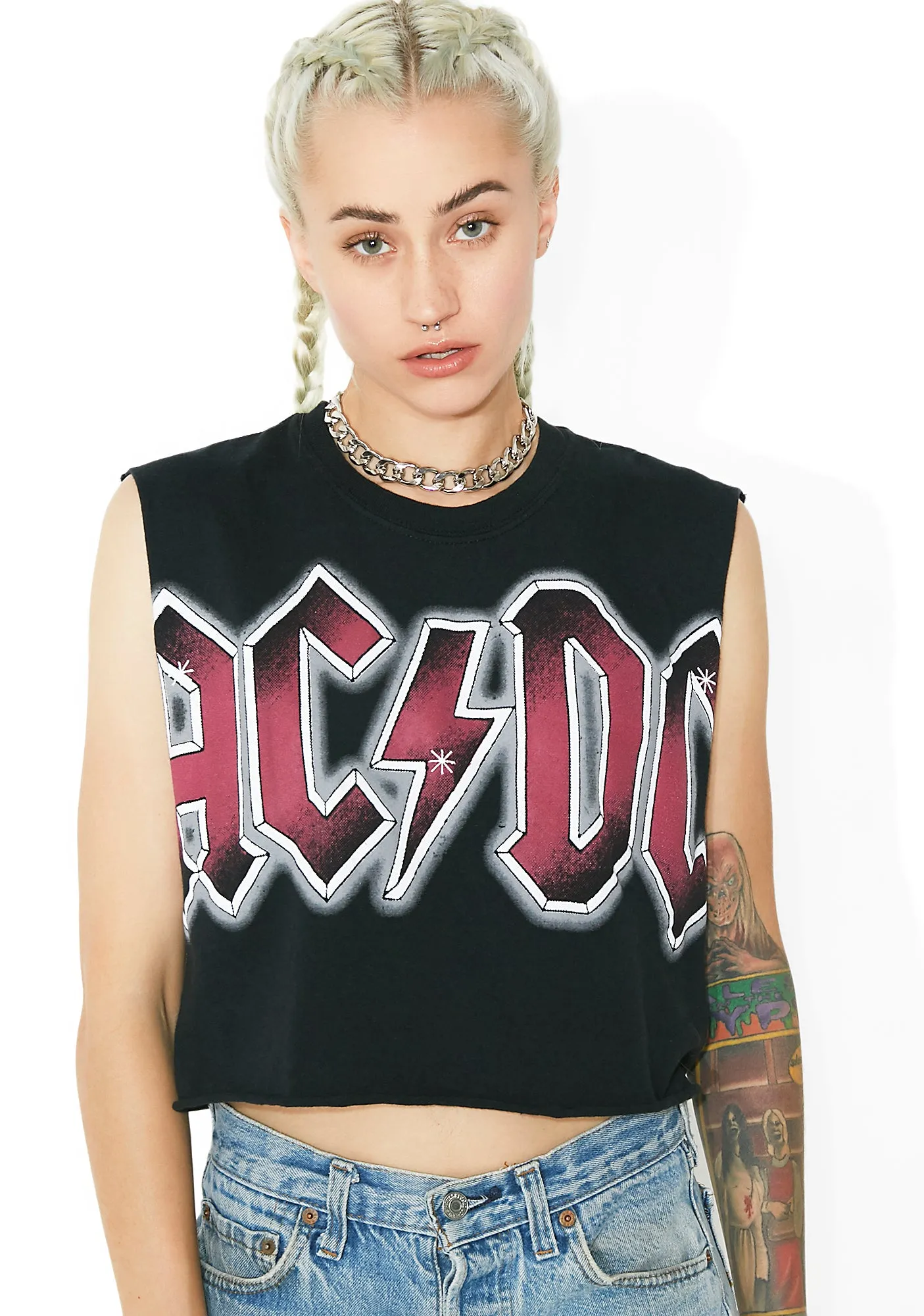 Shoot To Thrill Cropped Tee sold by Dolls Kill product image thumbnail 3