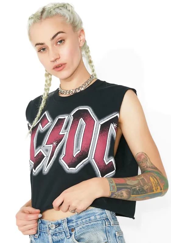Shoot To Thrill Cropped Tee sold by Dolls Kill