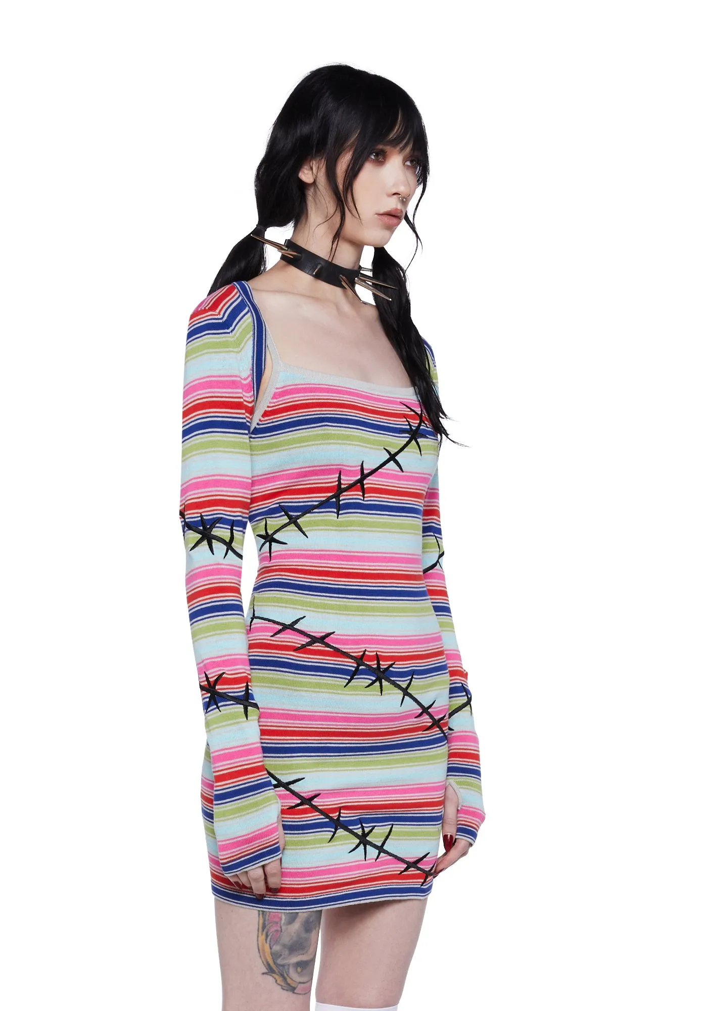 Seriously Crop Hoodie sold by Dolls Kill product image thumbnail 4