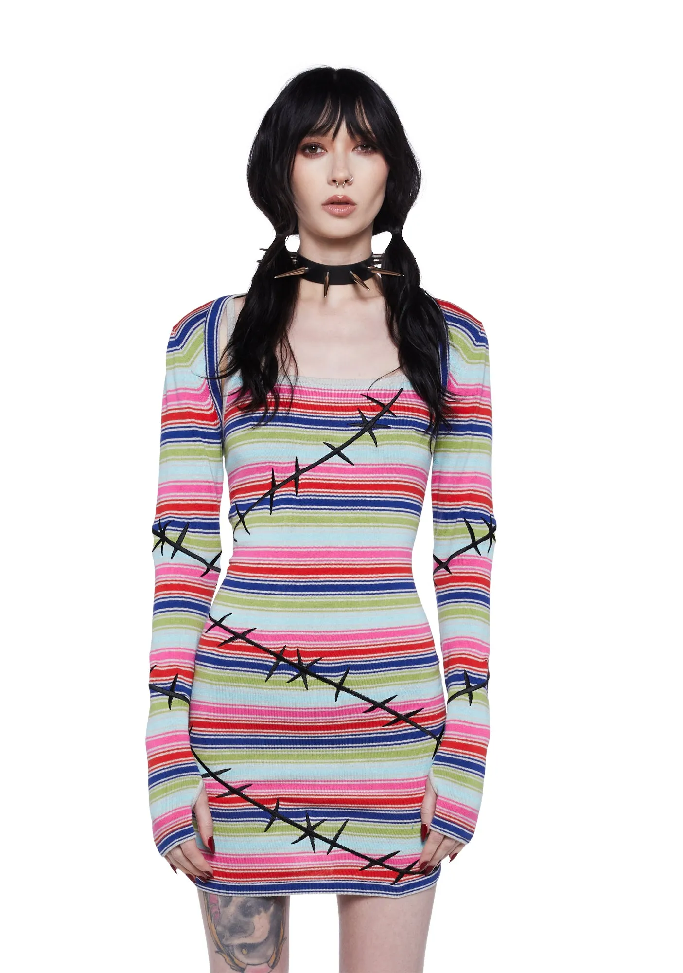 Seriously Crop Hoodie sold by Dolls Kill product image thumbnail 2