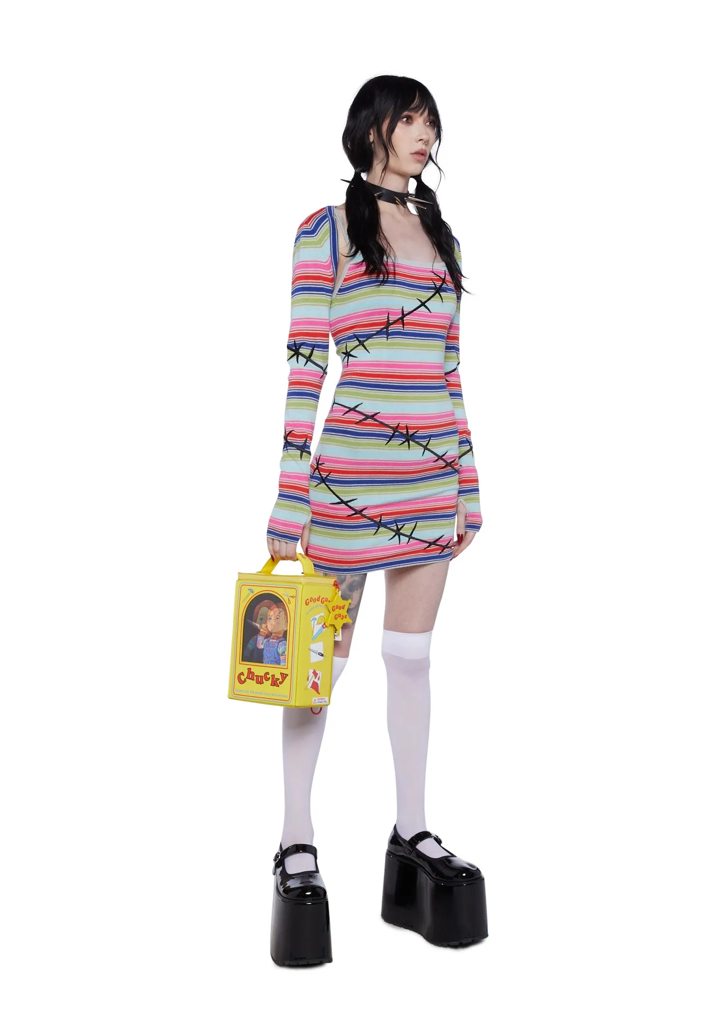 Seriously Crop Hoodie sold by Dolls Kill product image thumbnail 3