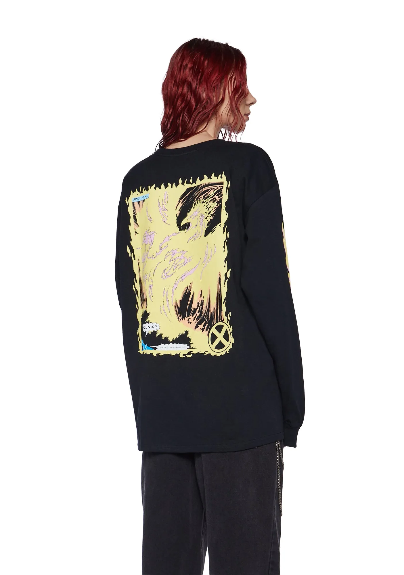 Phoenix Rising Long Sleeve Tee sold by Dolls Kill product image thumbnail 4