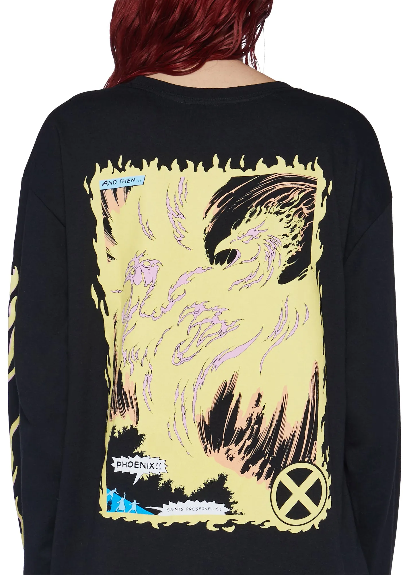 Phoenix Rising Long Sleeve Tee sold by Dolls Kill product image thumbnail 2