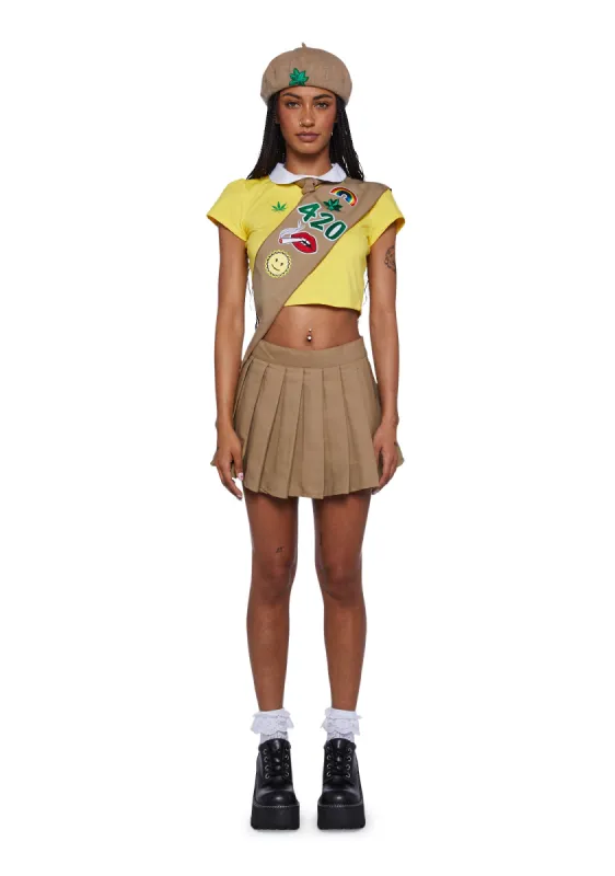 Lil Miss Pot Brownie Costume Set sold by Dolls Kill