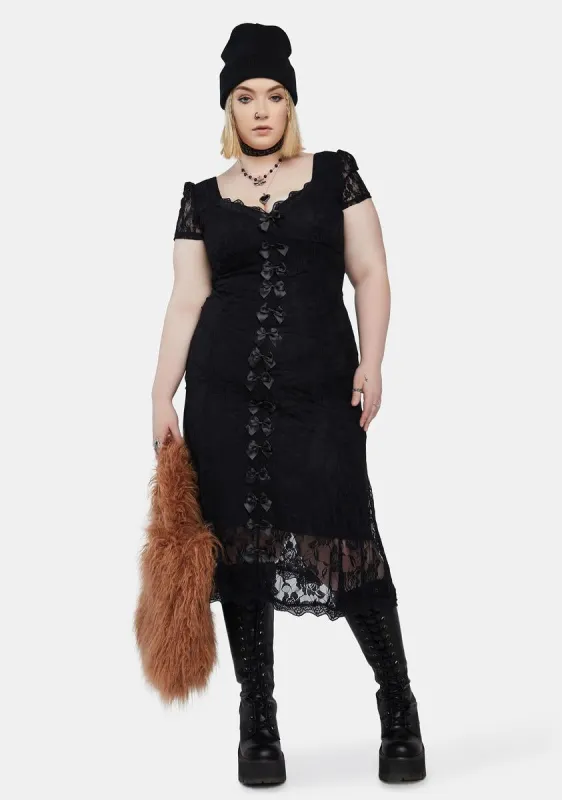 Plus Lunar Holding Onto Moments Floral Dress sold by Dolls Kill