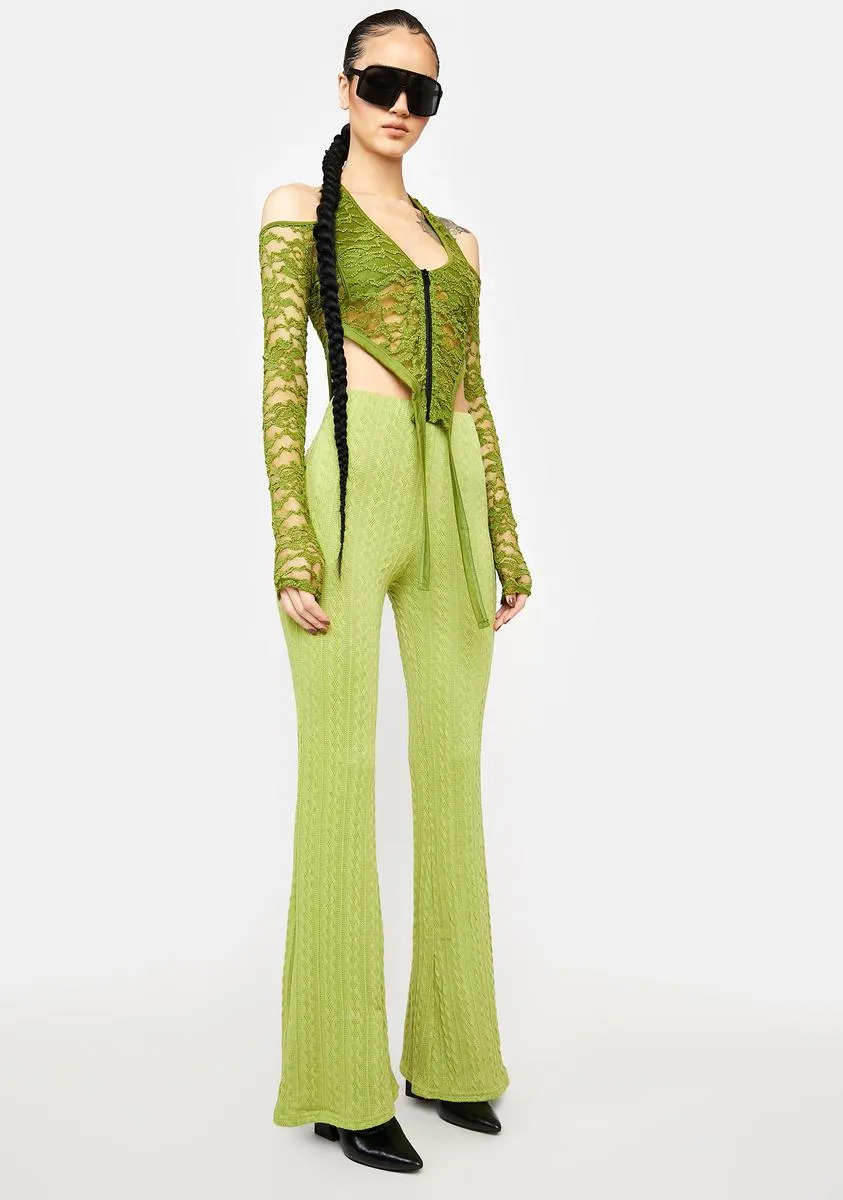 The Wait Is Over Flare Pants sold by Dolls Kill product image thumbnail 2