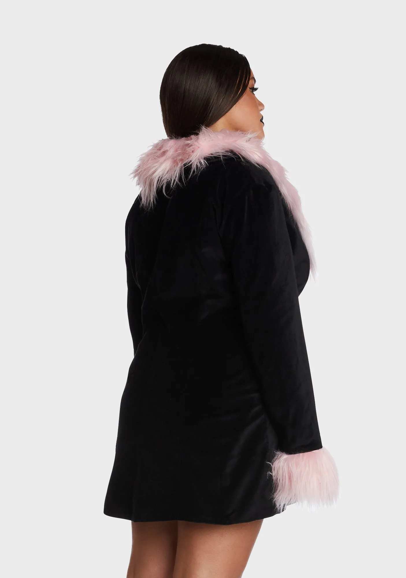 Plus Morbid Beauty Velveteen Coat sold by Dolls Kill product image thumbnail 4