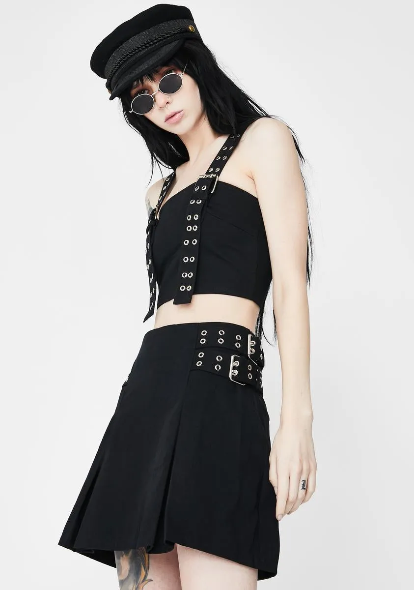 Restrain Buckle Mini Skirt sold by Dolls Kill product image thumbnail 2