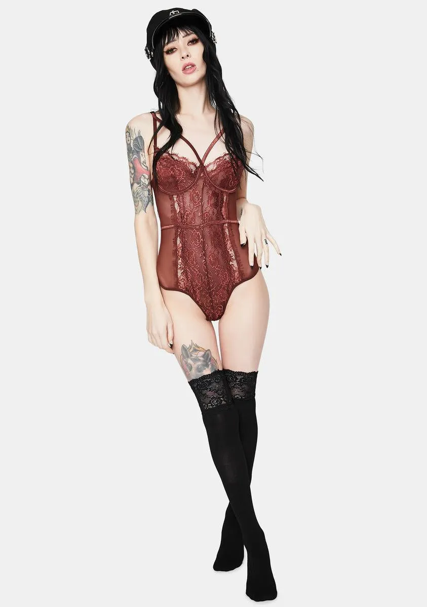 Andorra Wait For Me Lace Teddy sold by Dolls Kill product image thumbnail 3