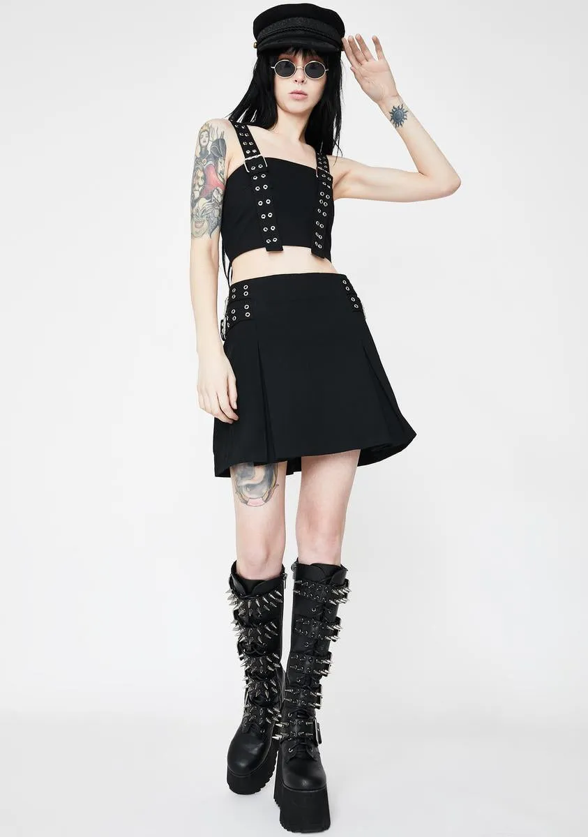 Restrain Buckle Mini Skirt sold by Dolls Kill product image thumbnail 3