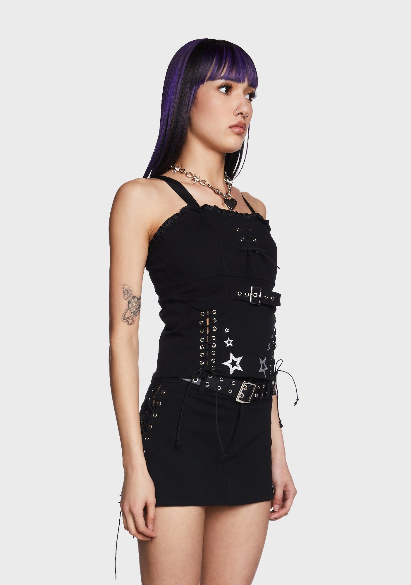 Starry Corset Top sold by Dolls Kill product image thumbnail 4
