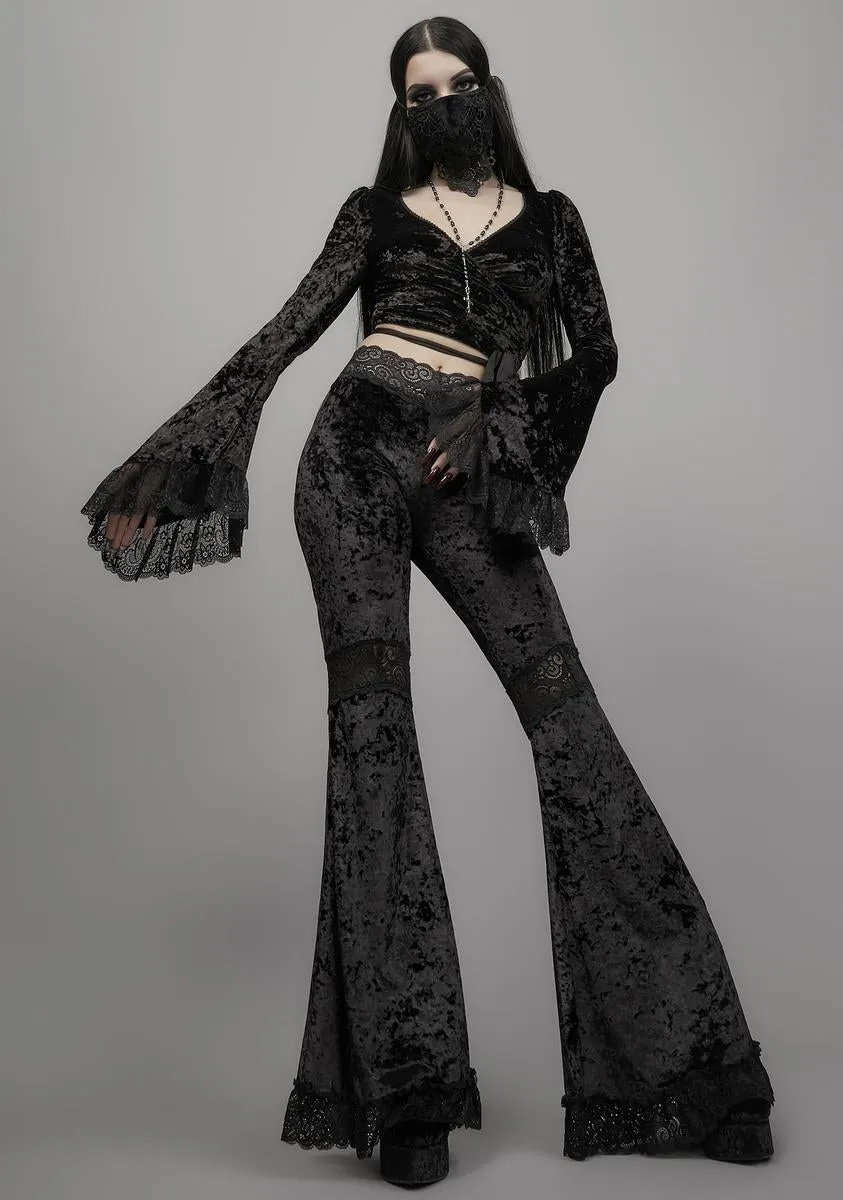 Abandon All Hope Bell Sleeve Top sold by Dolls Kill product image thumbnail 3